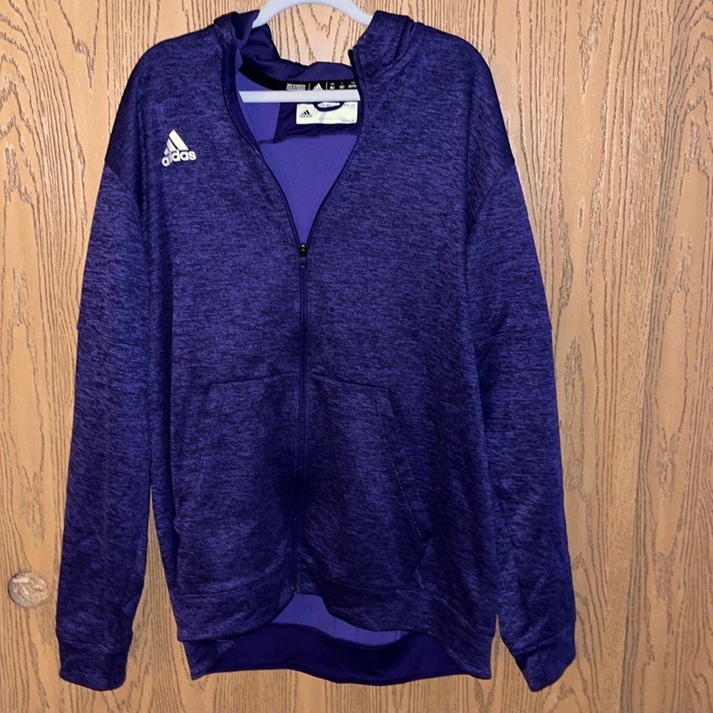 Adidas Plus Size Zip Up Hoodie Size 2XLT Preowned